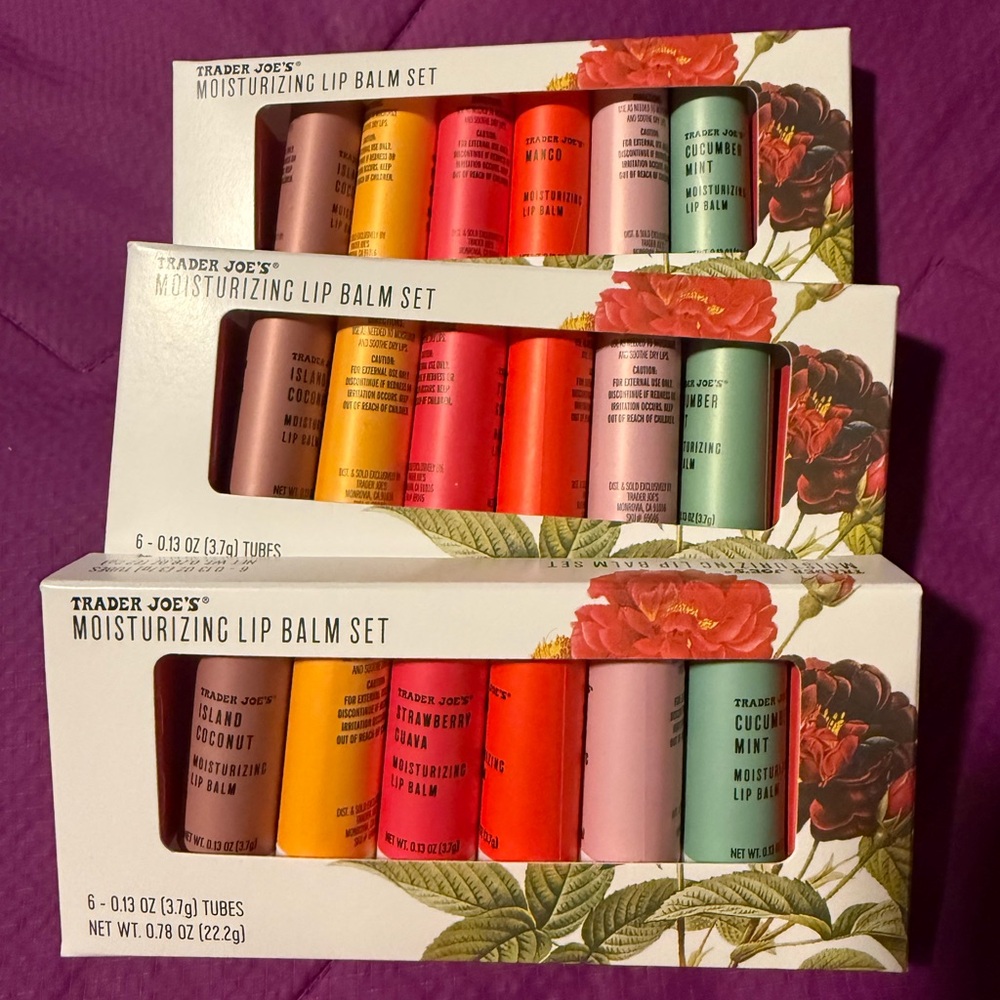 Trader Joe’s Moisturizing Lip Balm (3 Sets of 6)